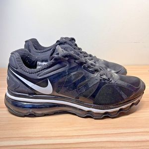 Nike Air Max Womens Shoes Black Athletic Running Training Sneakers Size 7‎